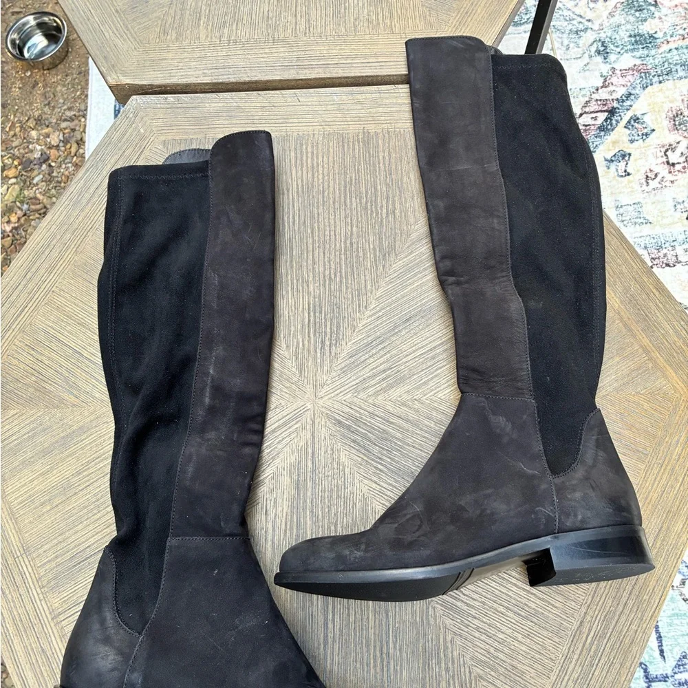 NWT Cordani Bethanie Black Suede Leather Boots, Made in Italy Size 8.5 (39)